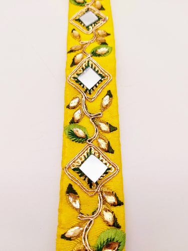 Yellow Silk Trim